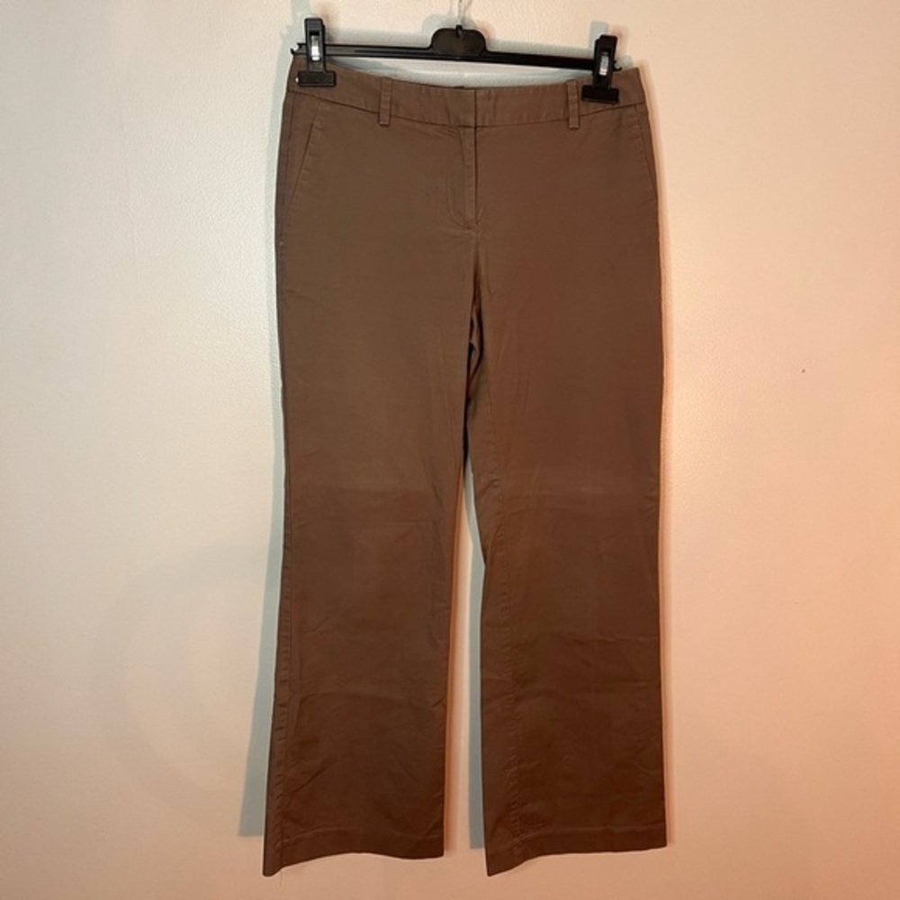 Ann Taylor LOFT casual dress pants. Brown, cotton blend, size 2